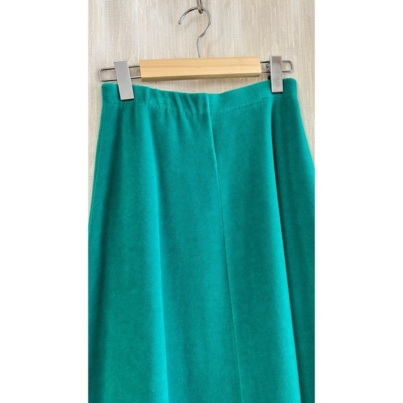 Vintage “Regency” midi green skirt, A-line - Picture 4 of 7
